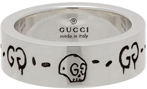 gucci ghost ring ssense